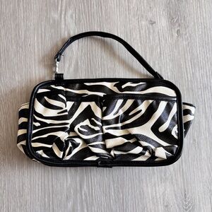 Zebra Print Mini Shoulder Purse